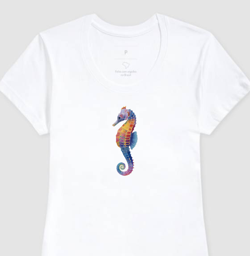 CAMISETA CAVALO MARINHO