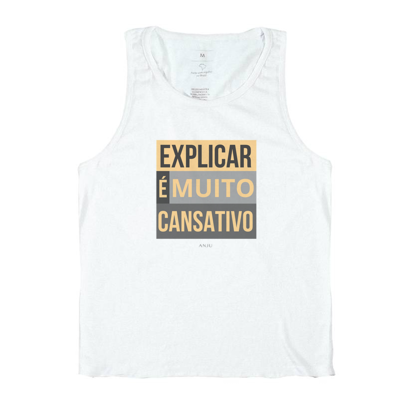 Explicar é muito cansativo