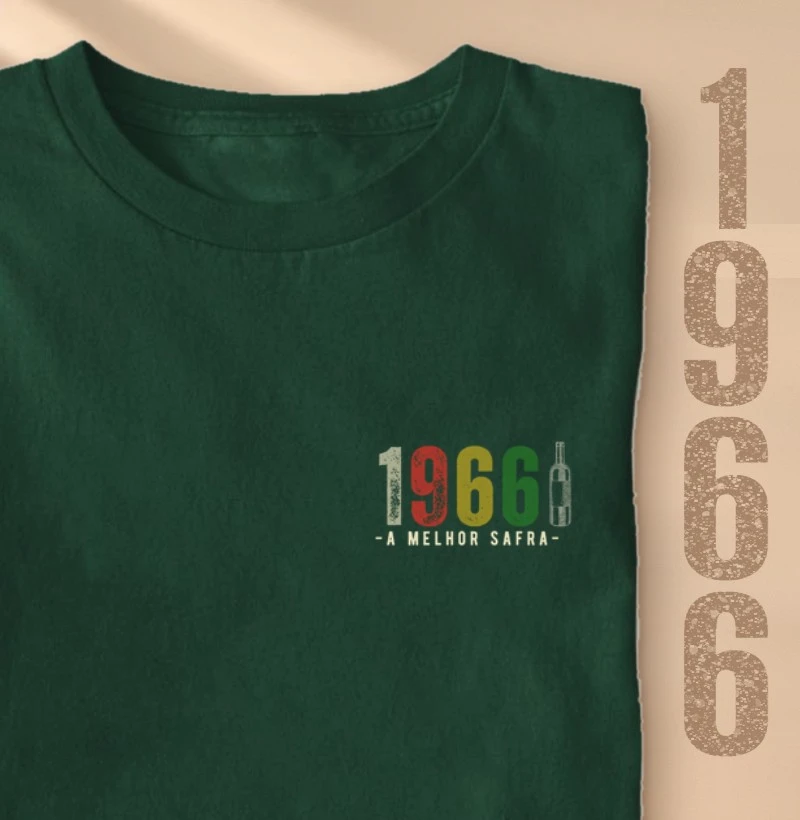 Camiseta A Melhor Safra 1966 - Bolso - Camiseta
