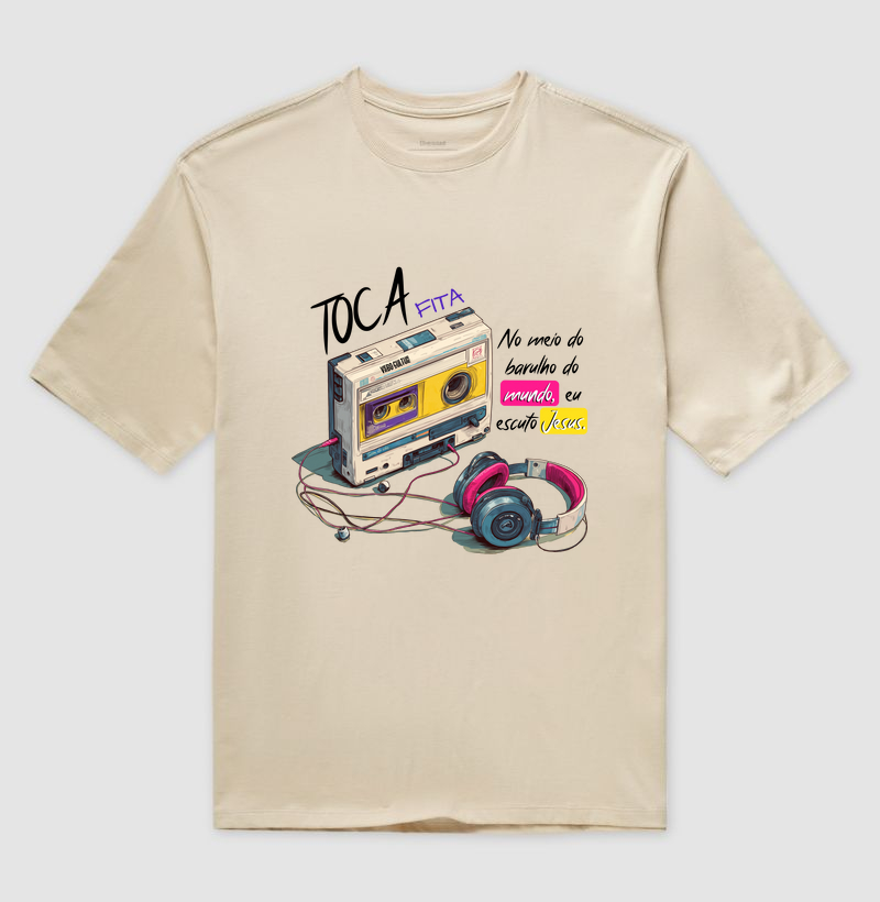 Camiseta Oversized "Toca Fita "