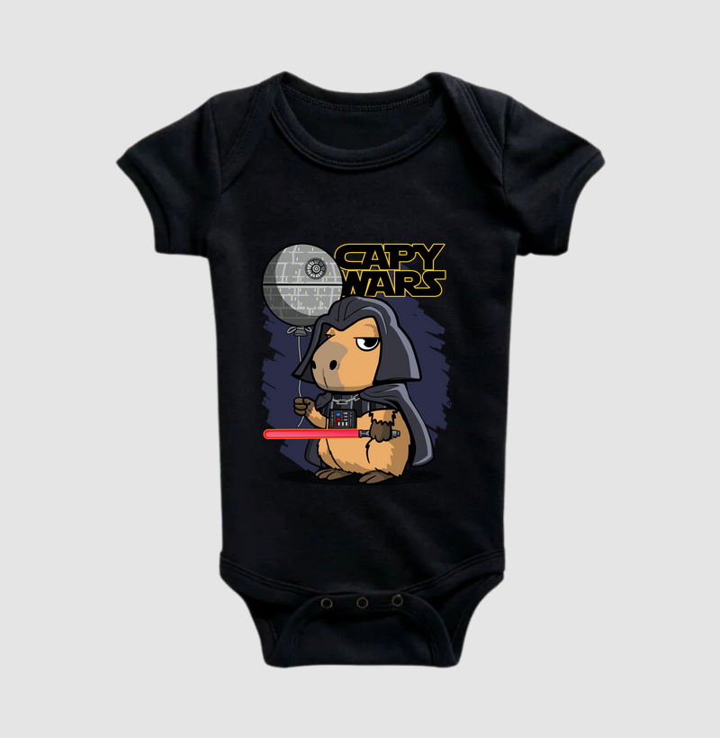 Camiseta Capy Vader 3 - Body Infantil