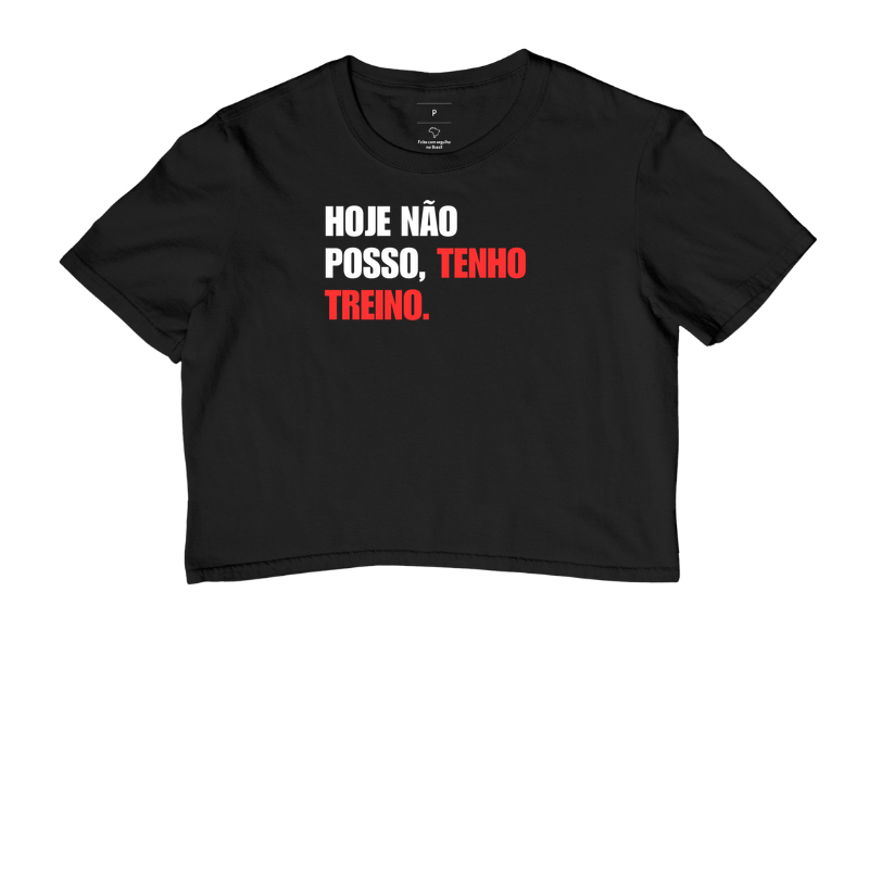 Hoje não posso, tenho treino.