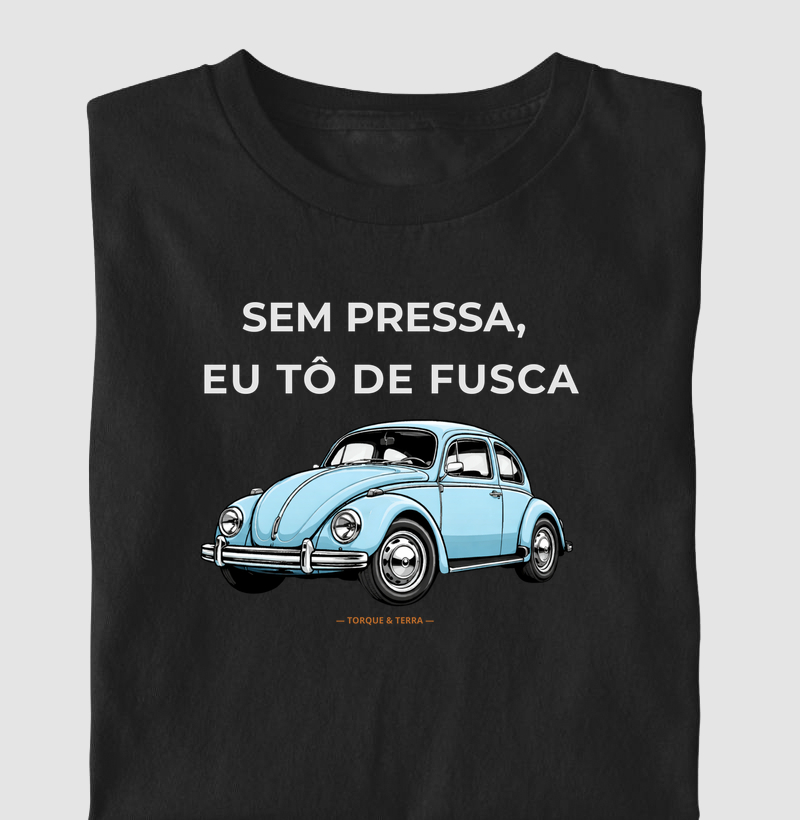 Sem pressa, eu tô de fusca - Azul Claro