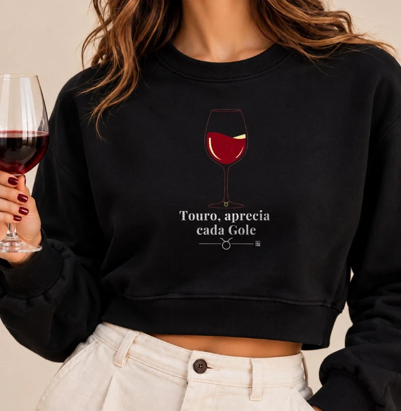 Moletom Cropped Touro, aprecia cada Gole - Cropped Moletom