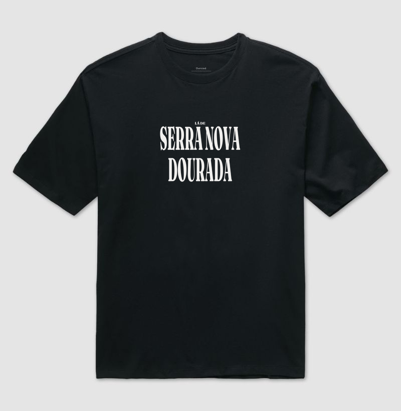 Serra Nova Dourada | Tipografia MT - Camiseta Oversized