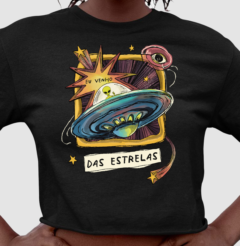 Camiseta Eu venho das Estrelas