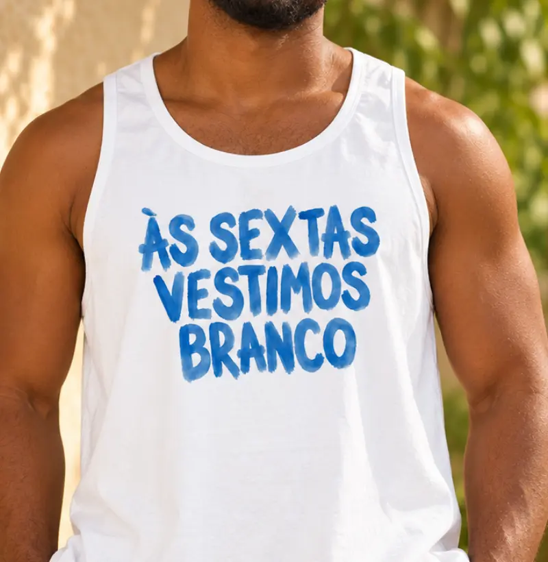 ÀS SEXTAS VESTIMOS BRANCO (NOVA) - Regata