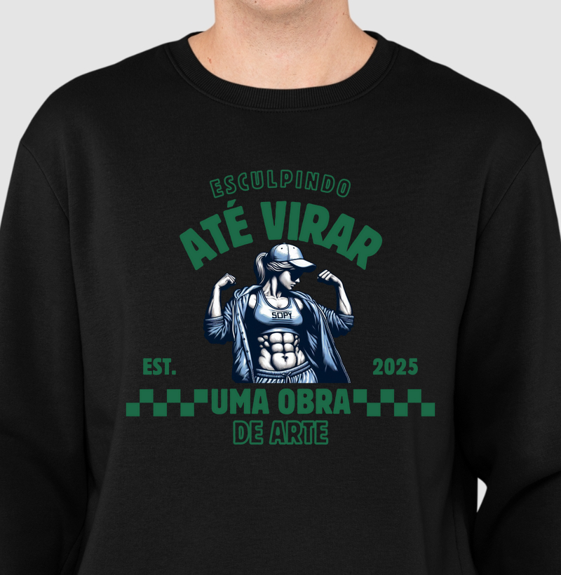 Esculpindo até virar uma obra de arte