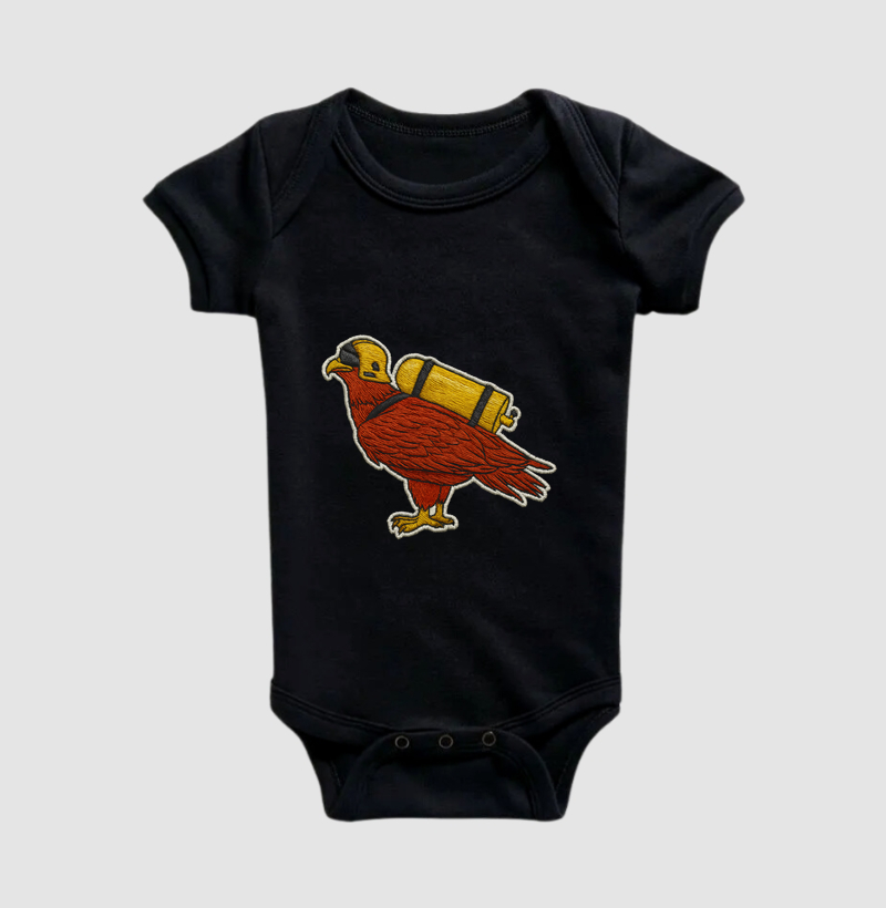 Fiel Efeito Bordado Grande