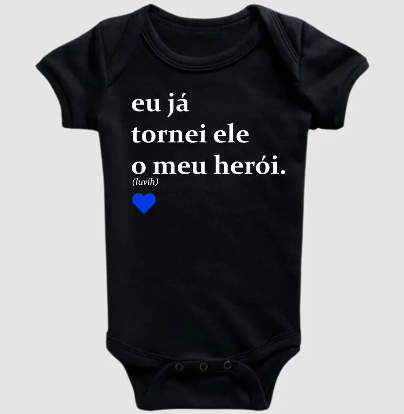 Eu já tornei ele meu herói 💙