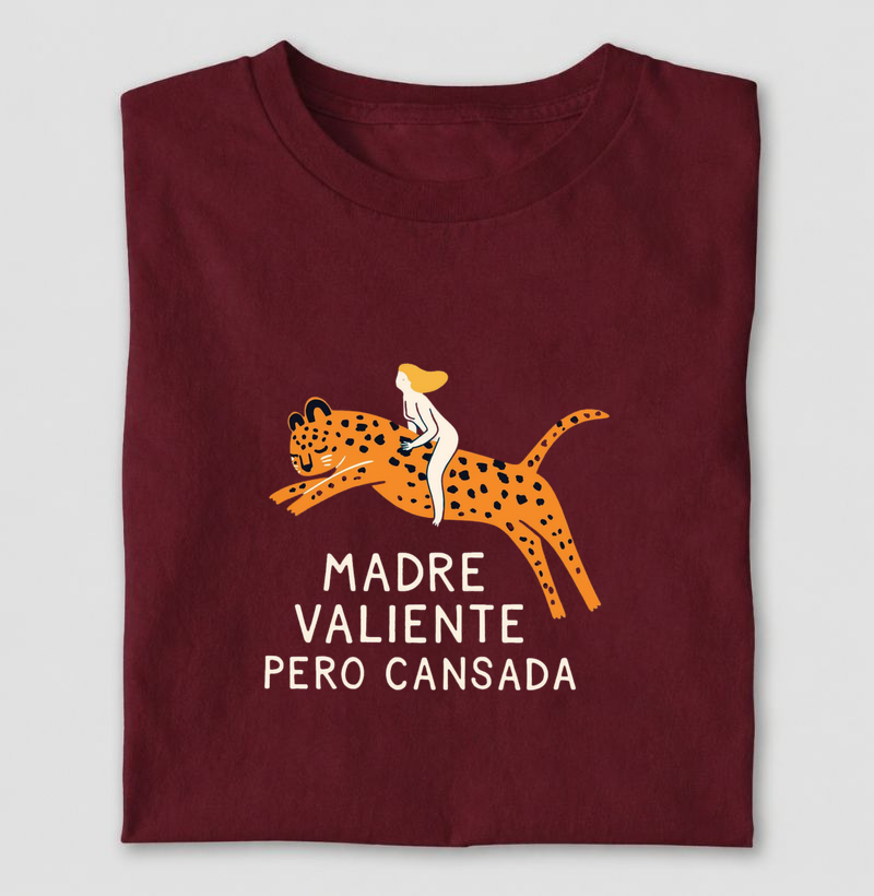 madre valiente pero cansada