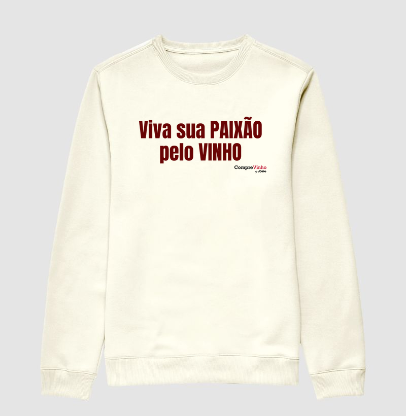 Suéter Viva Sua Paixão pelo Vinho