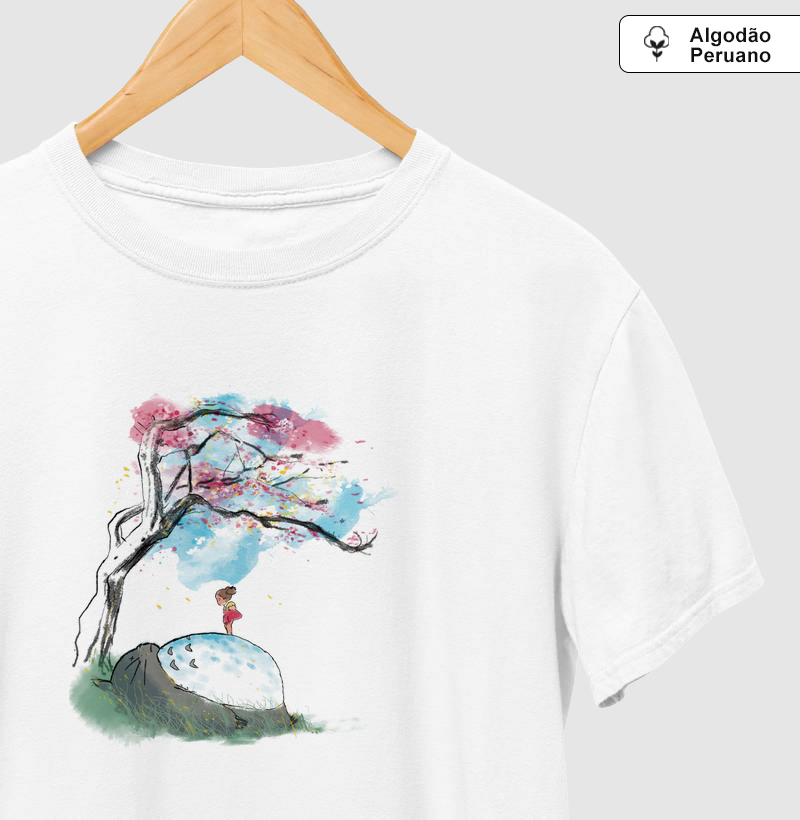 Camiseta The Nap Under The Sakura Tree Algodão Peruano