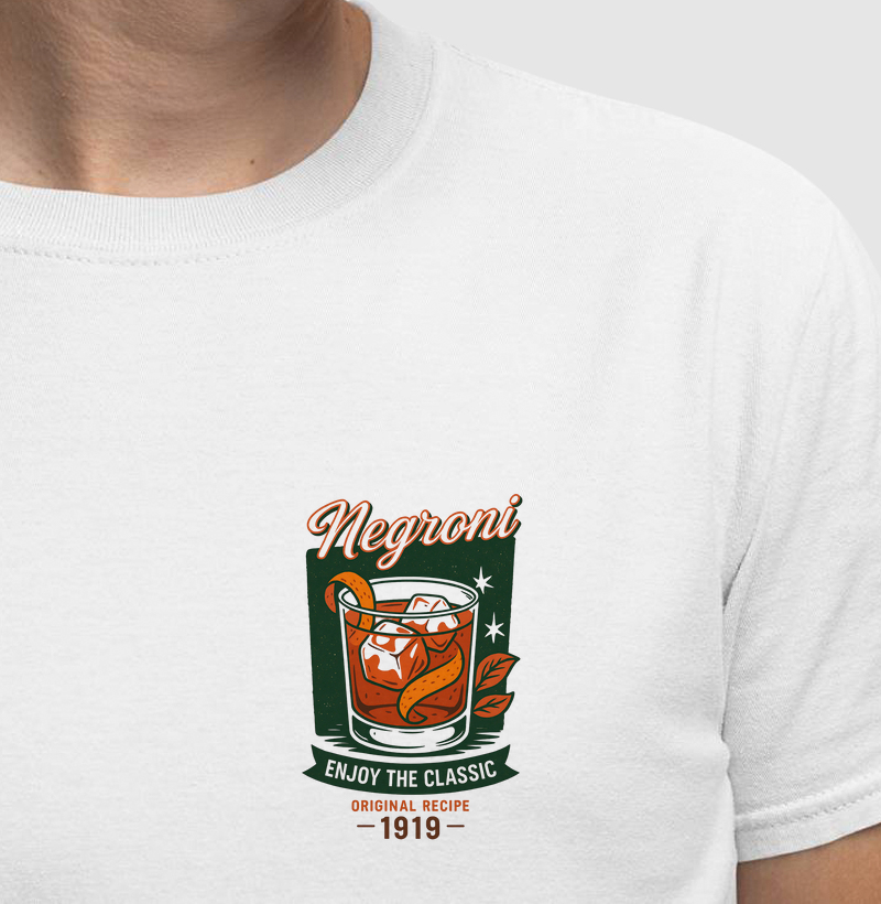 Camiseta Negroni enjoy the classic