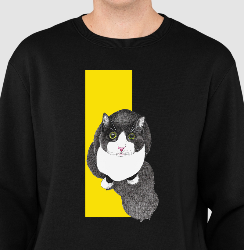 Suéter Moletom Gato