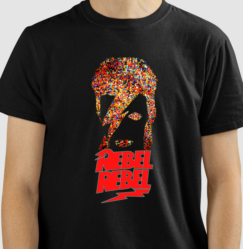 CAMISETA DAVID BOWIE REBEL REBEL