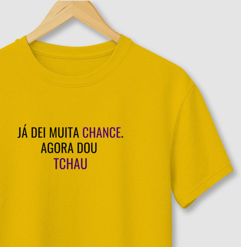 Já dei muita chance. Agora dou tchau