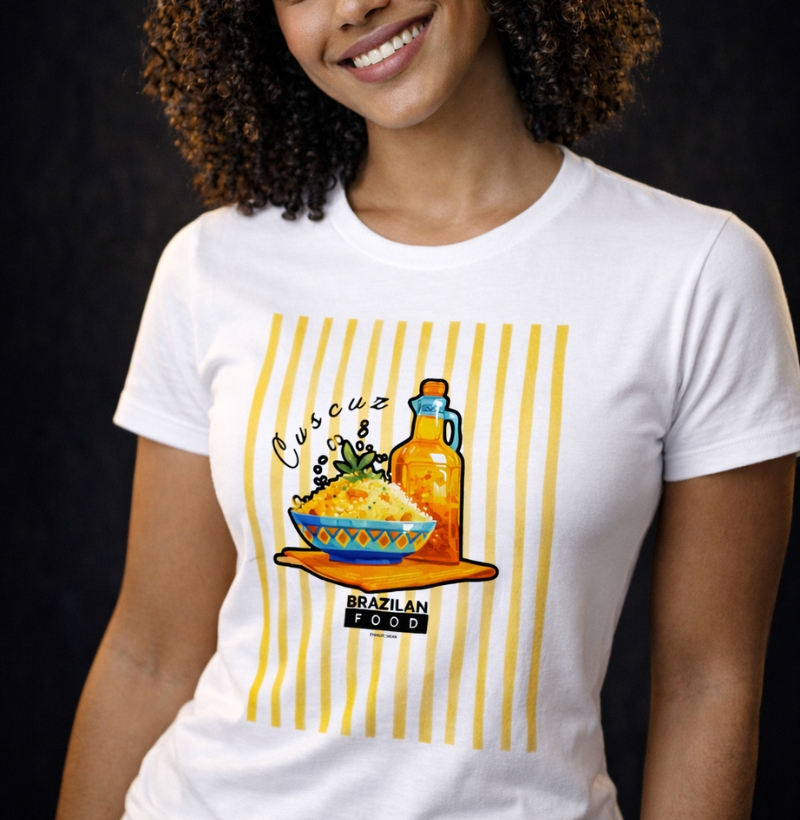 Camiseta Cuscuz - Brazilian Food| OxenteWear