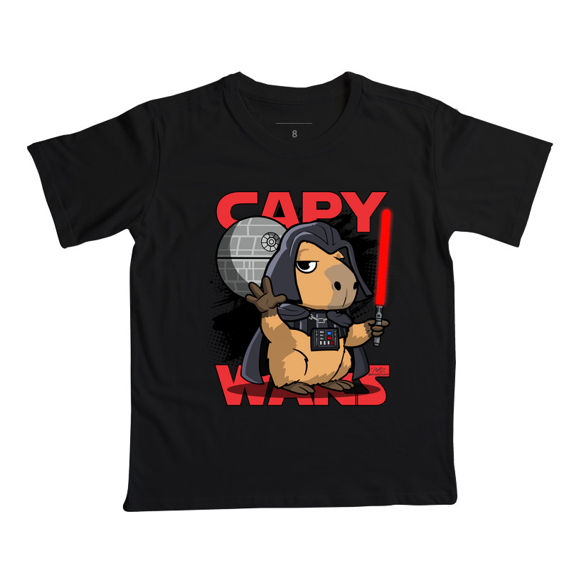 Camiseta Capy Vader - Camiseta Infantil