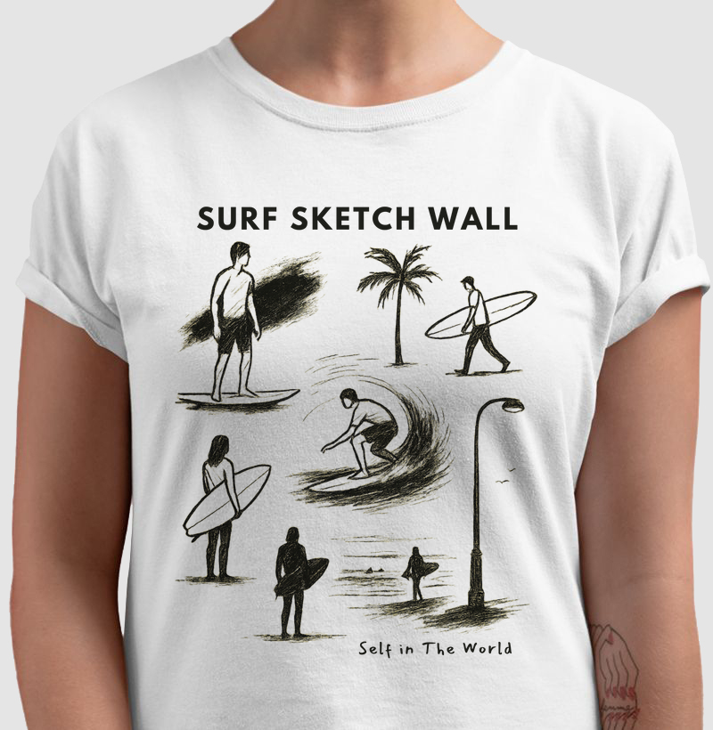 SURF SKETCH WALL | Confecção Reserva 🦜