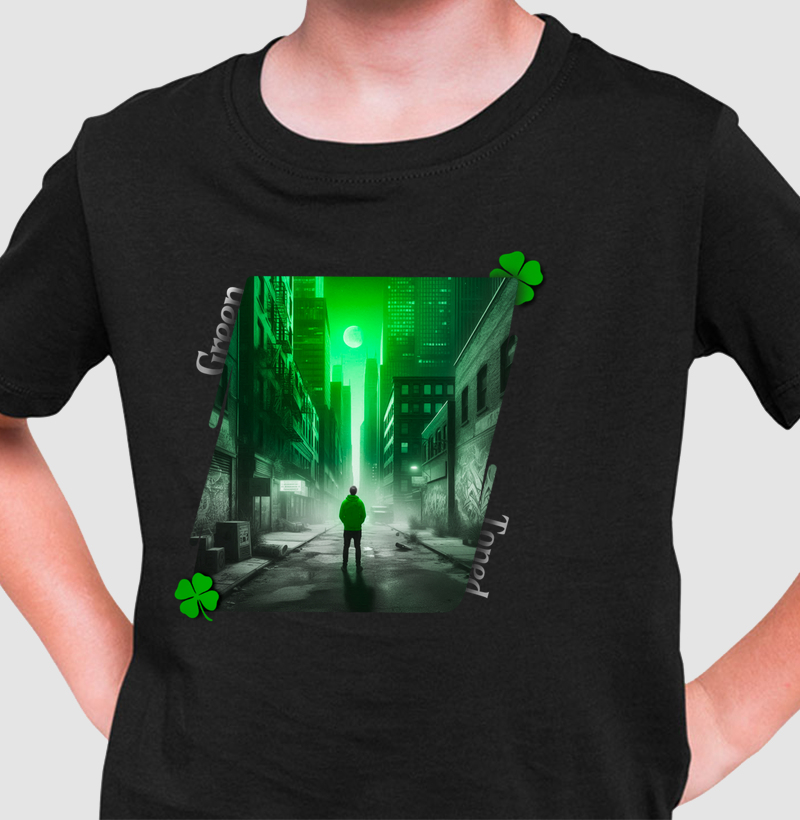 Camiseta Mini Futuro Verde