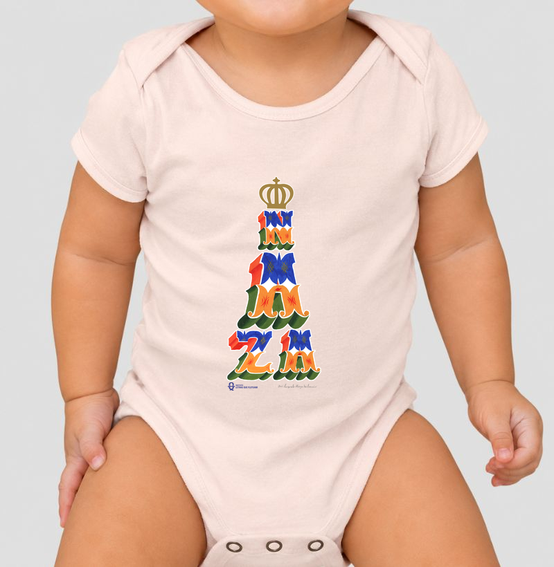Camisa Círio Santinha - Augusto - Body Infantil