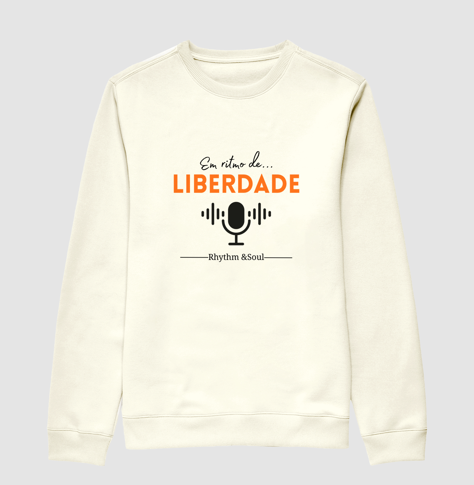 Suéter moletom -  Em Ritmo de liberdade