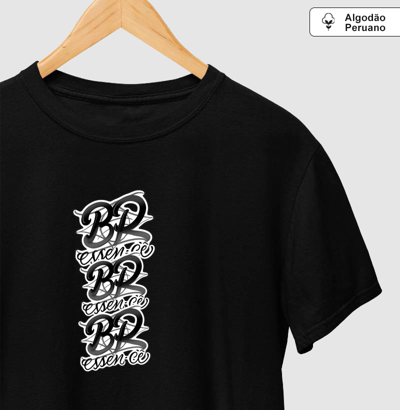 Camiseta masc/fem algodão peruano - ''Br essen-cê''