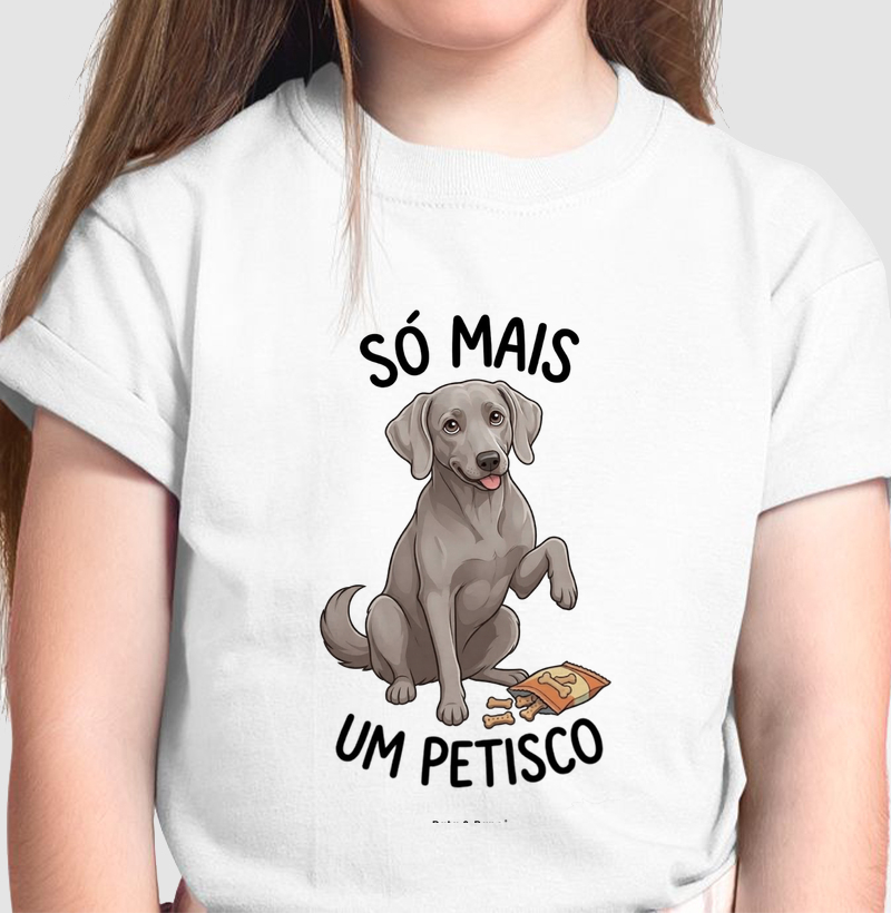 CAMISETA INFANTIL WEIMANARER PETISCO