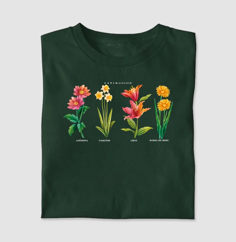 T-shirt Quarteto de Flores