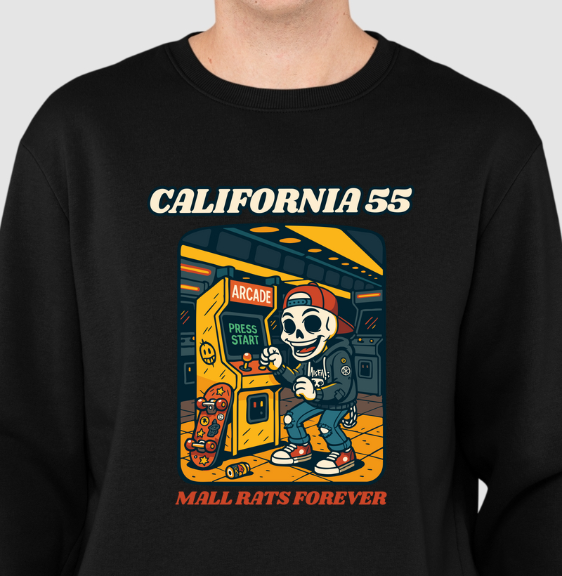 California 55 - Moletom - Mall Rats Forever