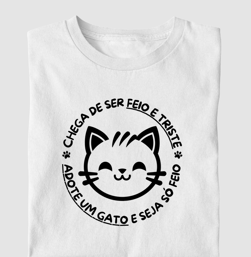 Chega de ser feio e triste