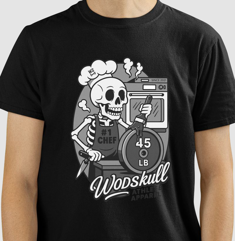 Camiseta Wodskull Chef De Cozinha