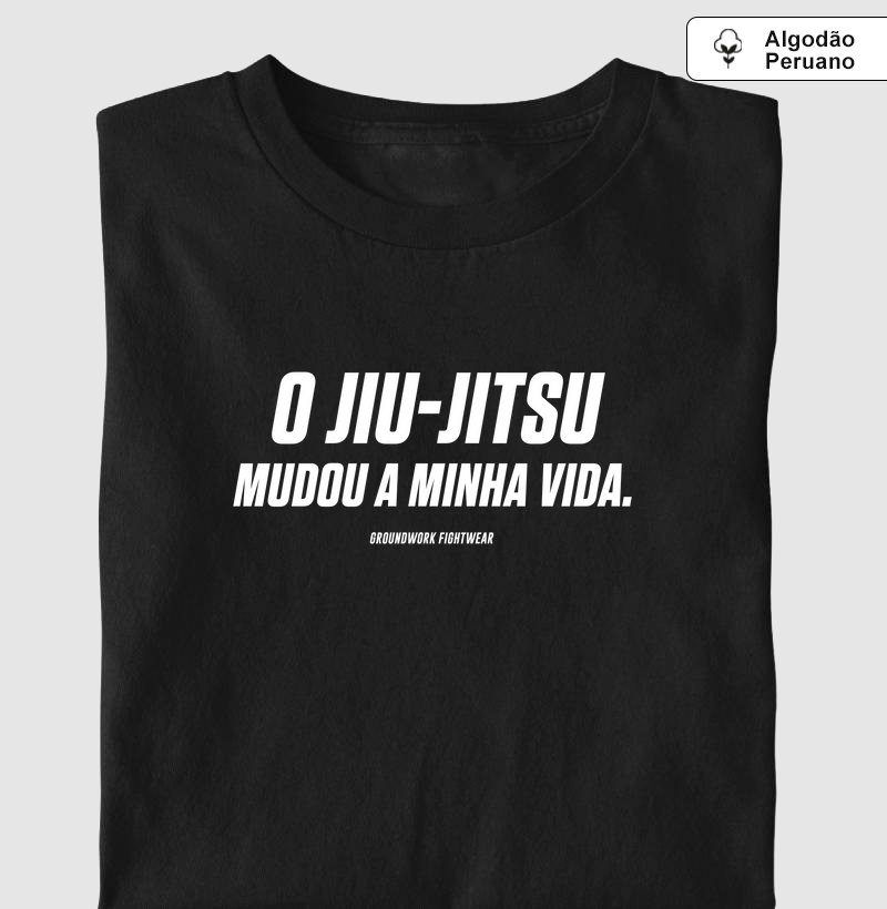 O jiu-jitsu mudou a minha vida