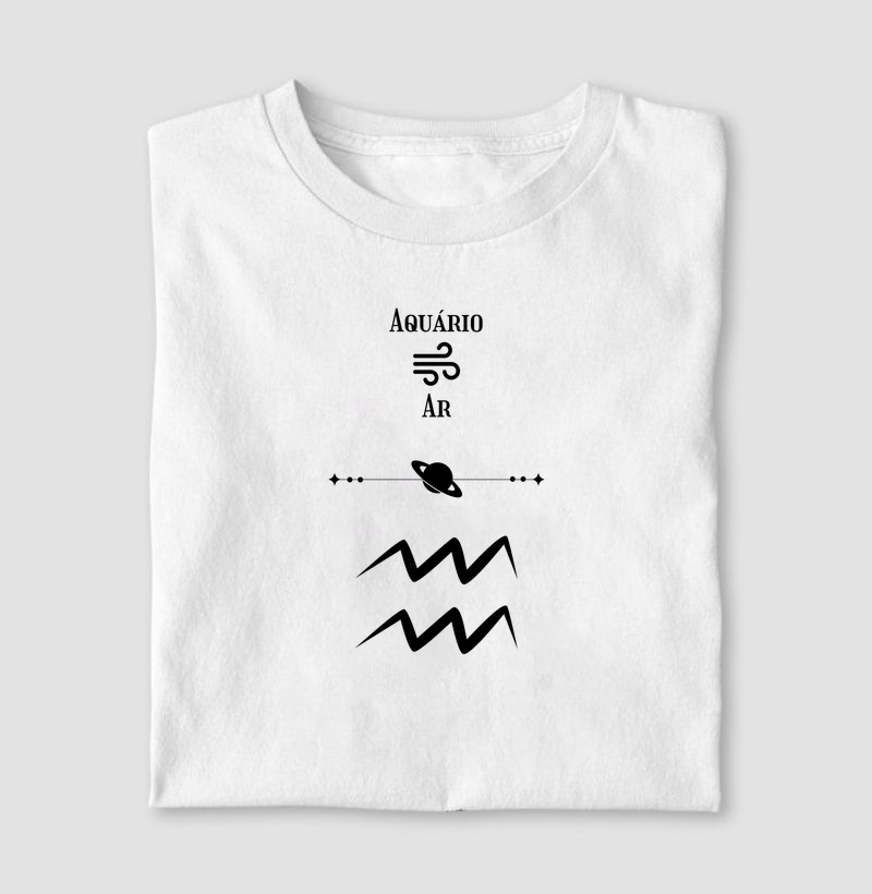 Aquário + simbolo + elemento