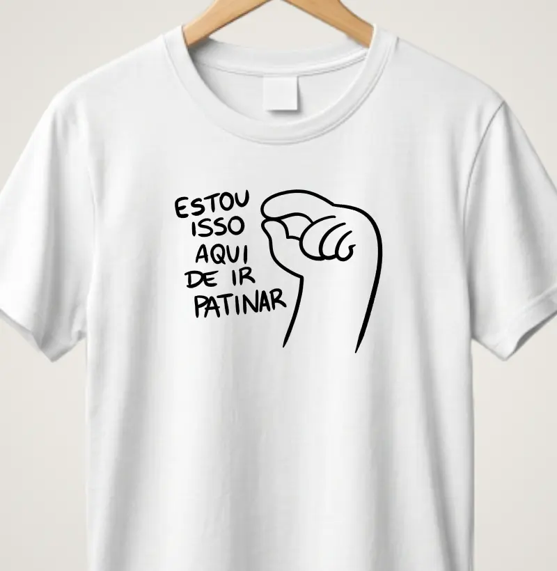 Largar tudo e ir patinar