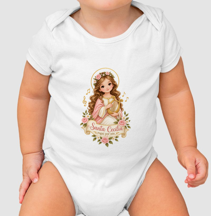 Santa Cecília, Rogai por Nós - Body Infantil
