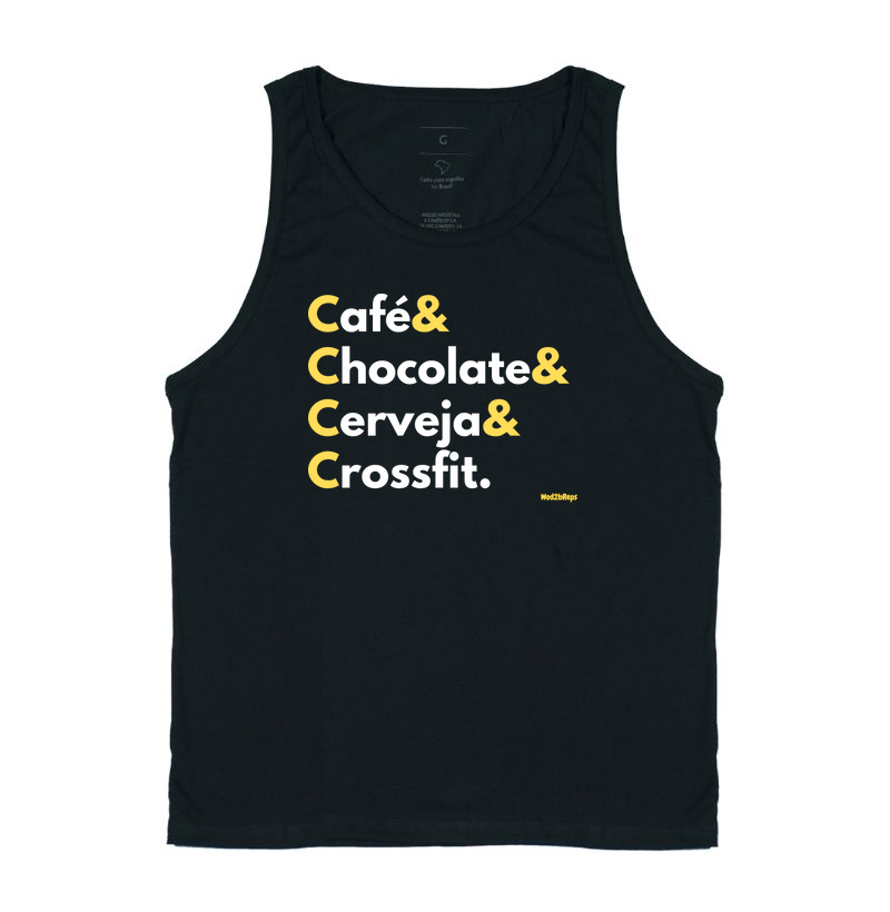 Cafe, chocolate, cerveja, crossfit