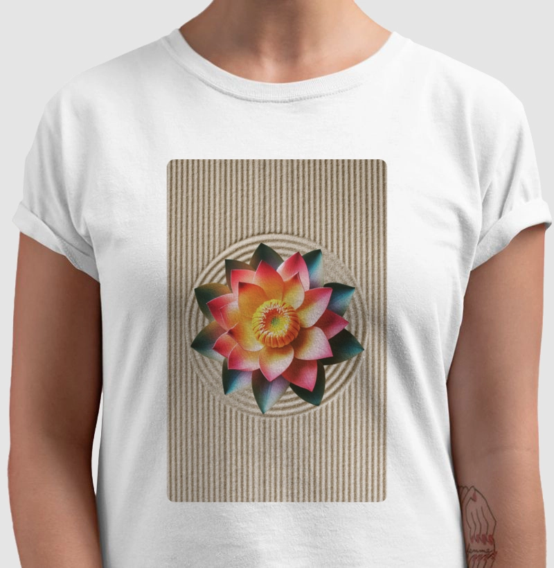 Jardim Japonês + Flor de Lotus Cores