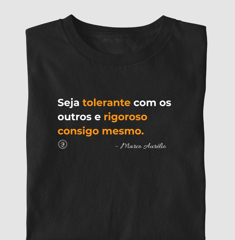 Camiseta Filosofia Estoicismo de Marco Aurélio "Rigoroso"