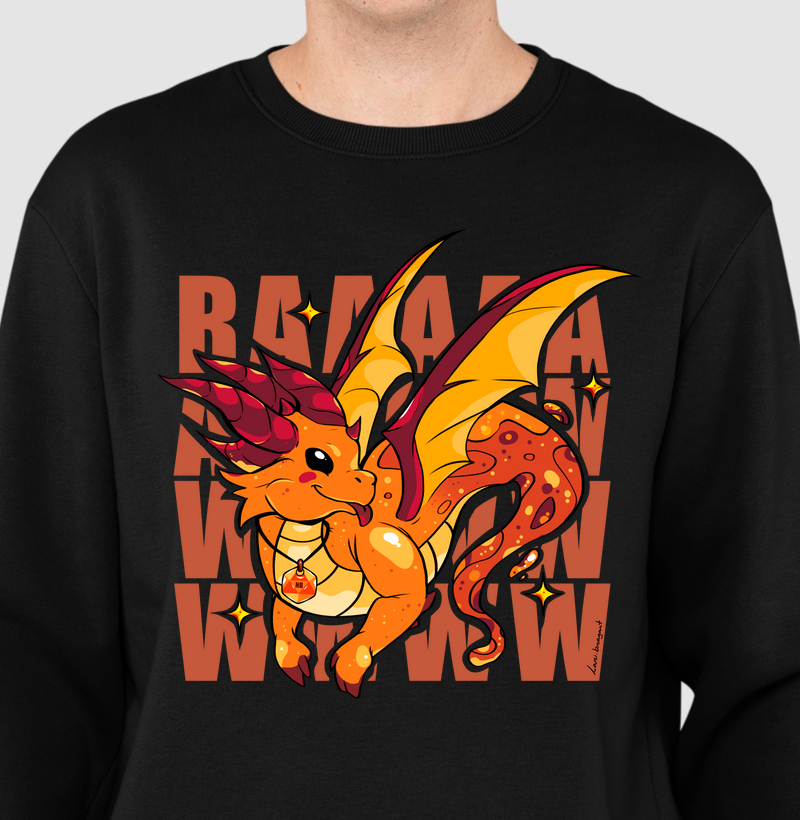 DRAGÃO RAW MOLETOM SUETER