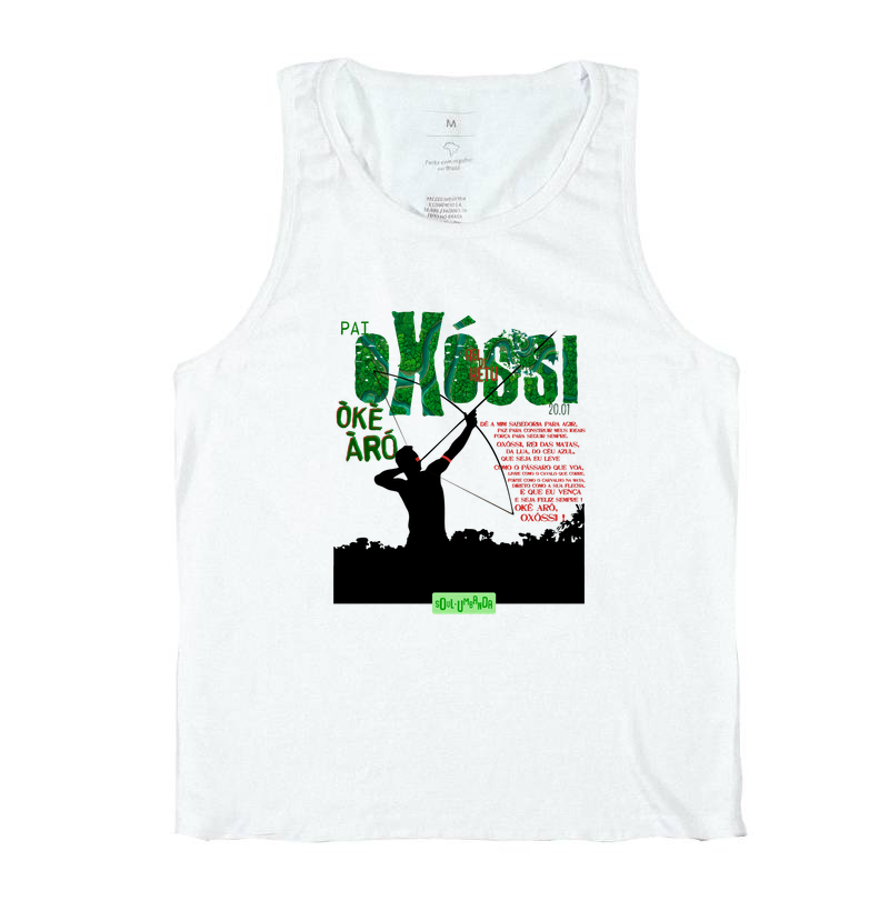 camiseta OXÓSSI oração