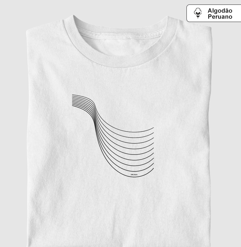 Camiseta Minimalista Linhas Owl Basic