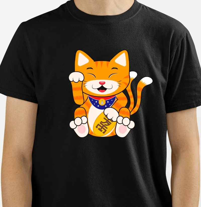 Two Tailed Cat Yellow