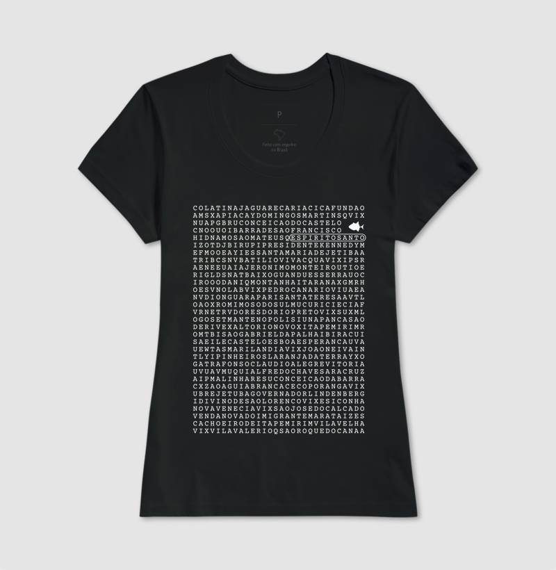 Caça-Palavras Cidades ES - Feminina - #27578