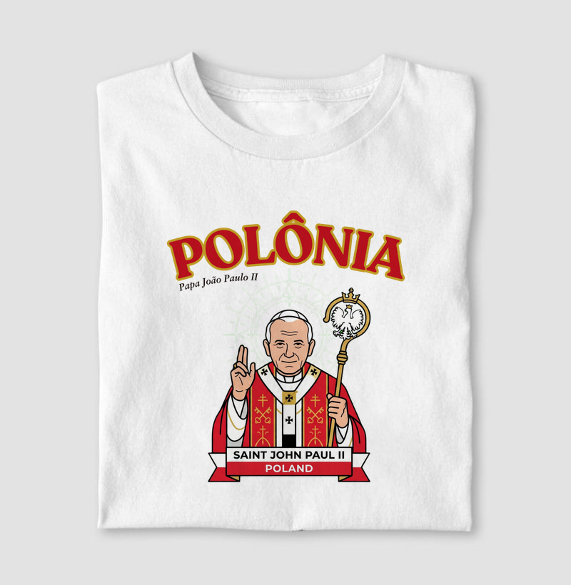 Camiseta Polônia João Paulo II