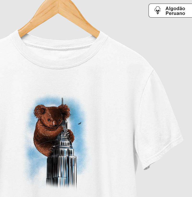 Camiseta King Koala Algodão Peruano - Camiseta Algodão Peruano
