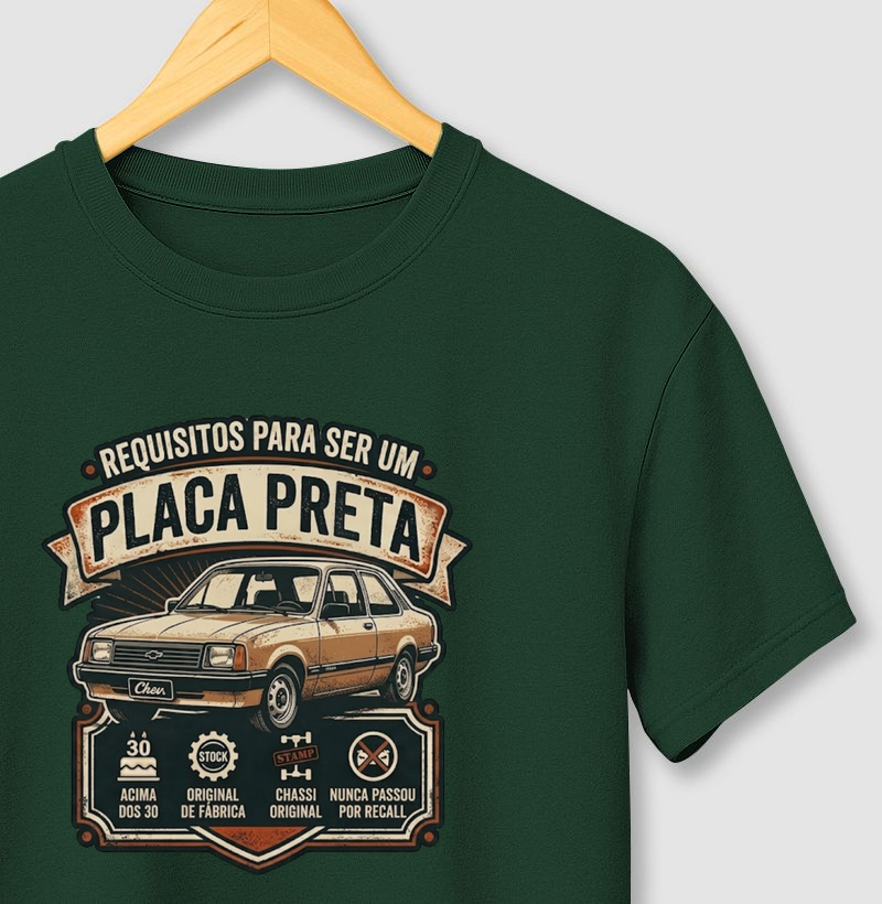 Placa Preta | Chevette