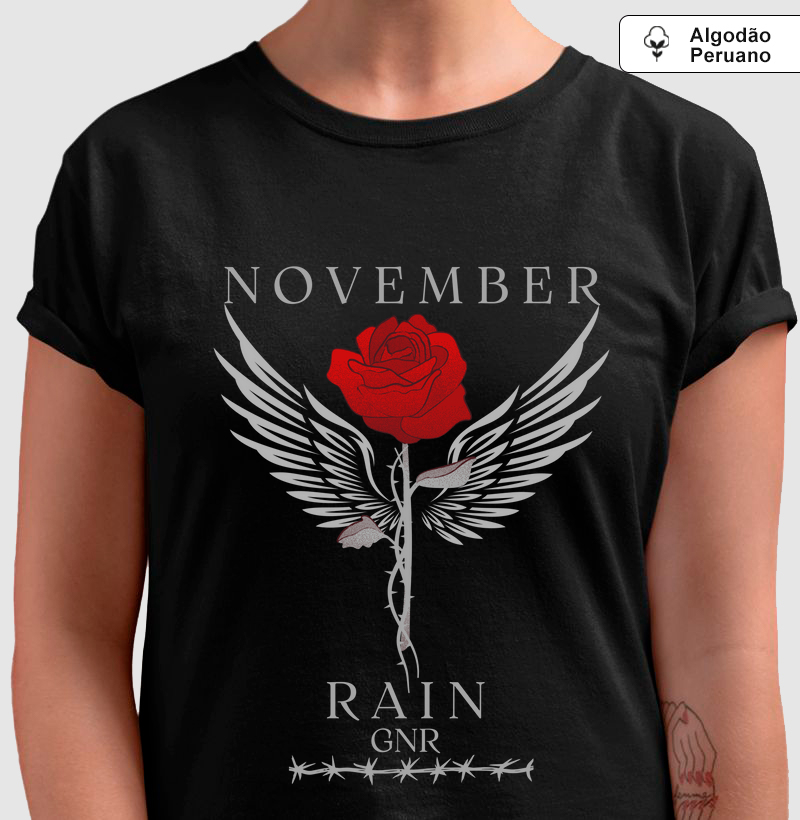 November Rain - Produto Premium - Algodão Peruano