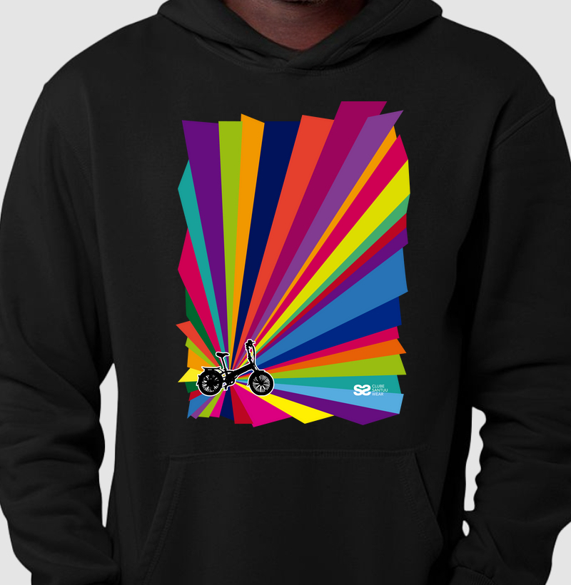 Moletom Capuz Unissex "Tecnicolor"